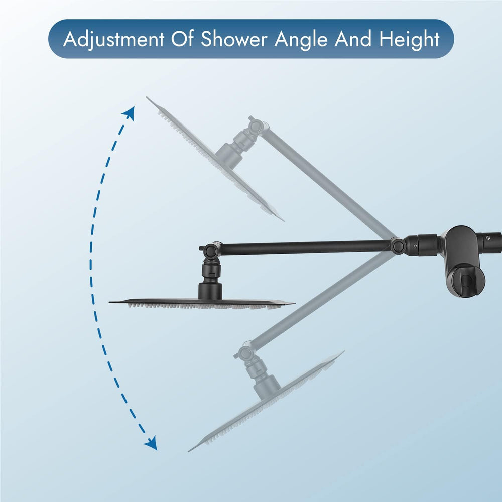 
                  
                    Cinwiny Dual Square Shower Head Combo All Metal High Pressure 8 inch Rain Shower Head with Handheld with 71" Extra Long Flexible Hose,Smooth 3-Way Diverter,Adjustable Extension Arm
                  
                