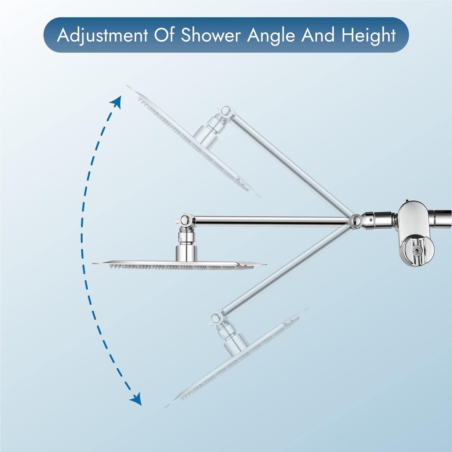 
                  
                    Cinwiny Dual Square Shower Head Combo All Metal High Pressure 8 inch Rain Shower Head with Handheld with 71" Extra Long Flexible Hose,Smooth 3-Way Diverter,Adjustable Extension Arm
                  
                