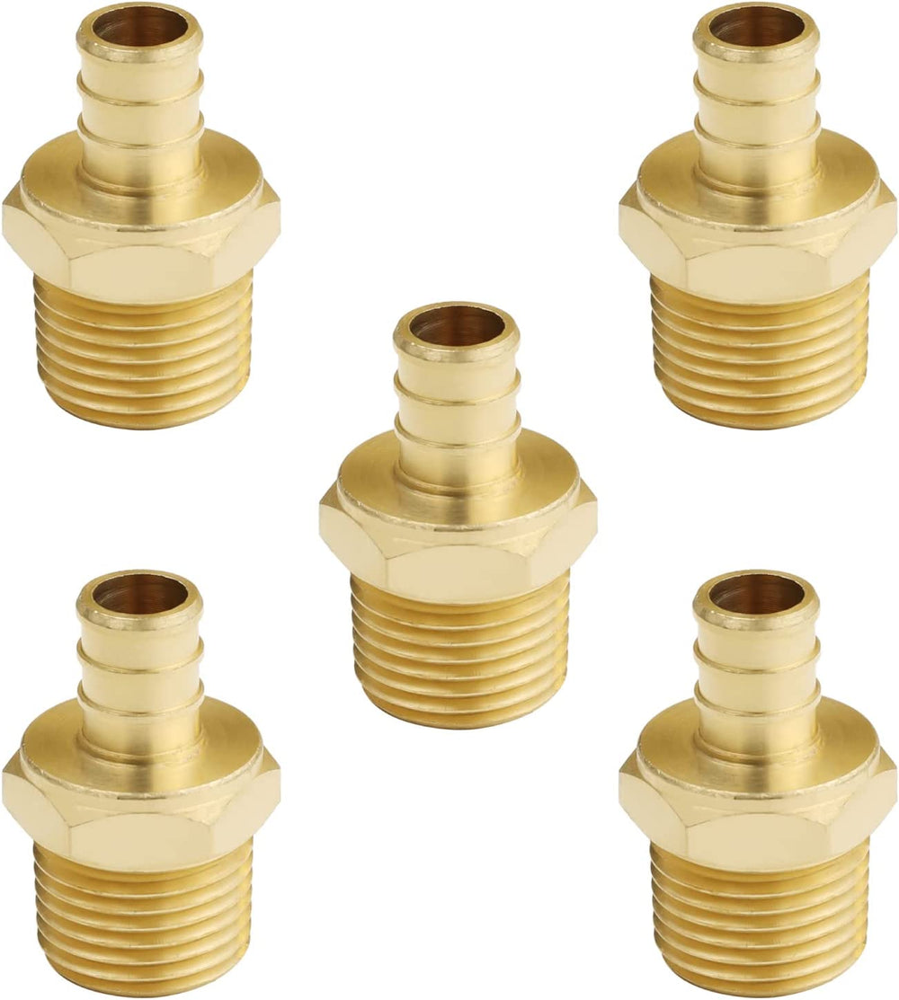 Cinwiny PEX Crimp Fittings Brass PEX 1/2