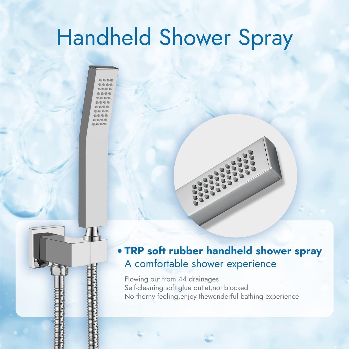 
                  
                    Cinwiny Shower System with Tub Spout 3 Function Mixer Shower Combo Kit Ceiling Mounted 12 Inch Rainfall Shower Head Set with Handheld Shower Spray Luxury Rough-in Valve
                  
                