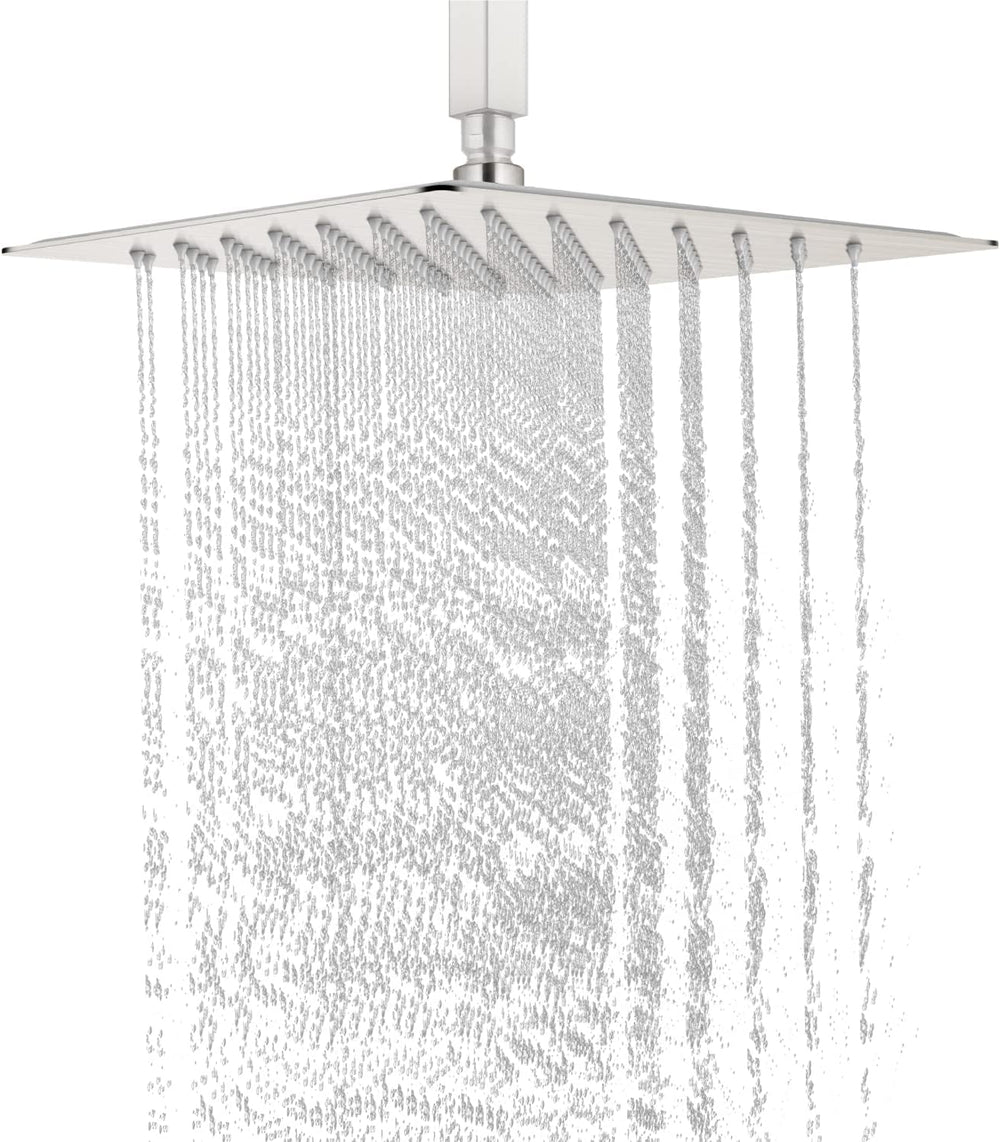 Cinwiny High Pressure Square 10-inch Shower Head 1/16