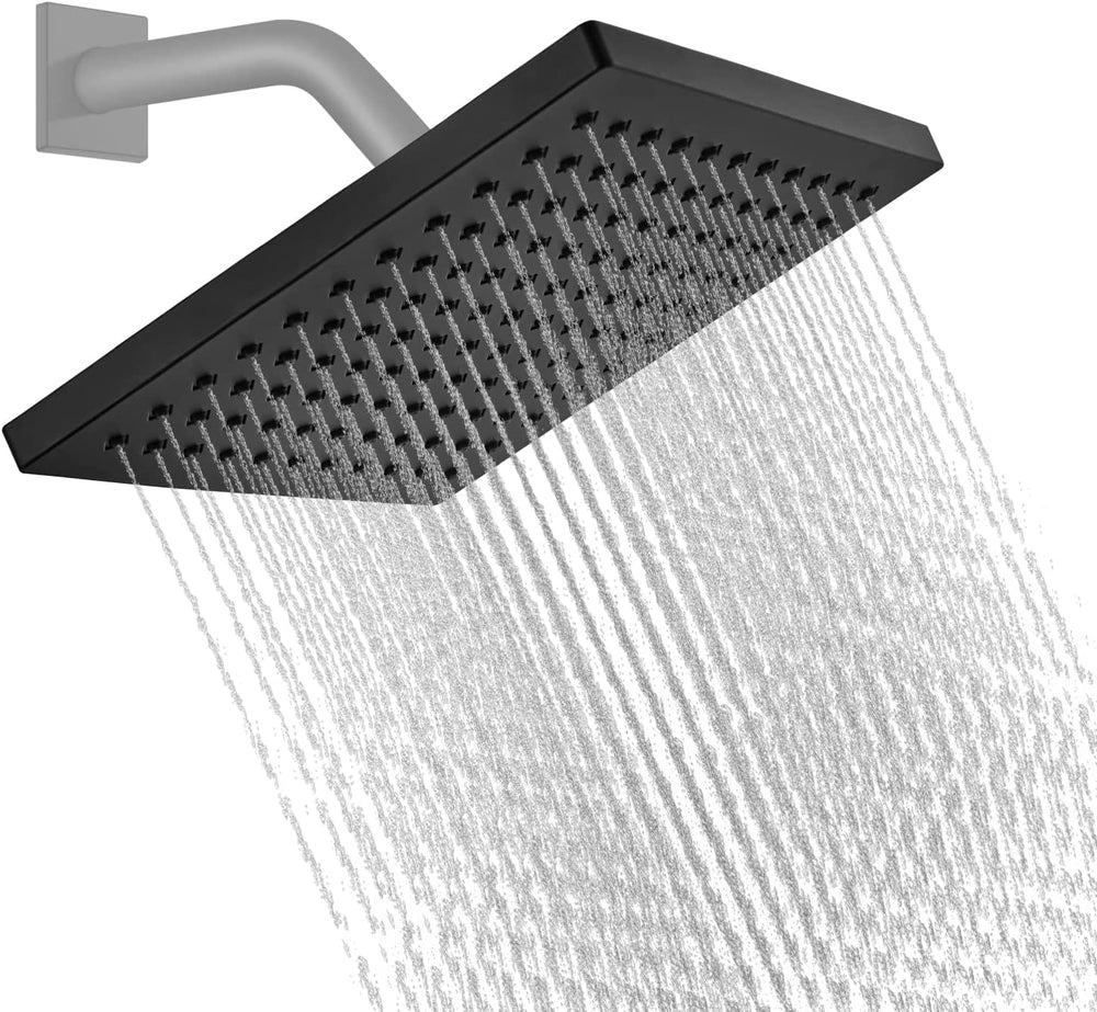 
                  
                    Cinwiny Rain Shower Head 8” Square Overhead Shower High Pressure Angle Adjustable Waterfall Modern Luxury ABS Bathroom Showerhead with Silicone Noozles
                  
                